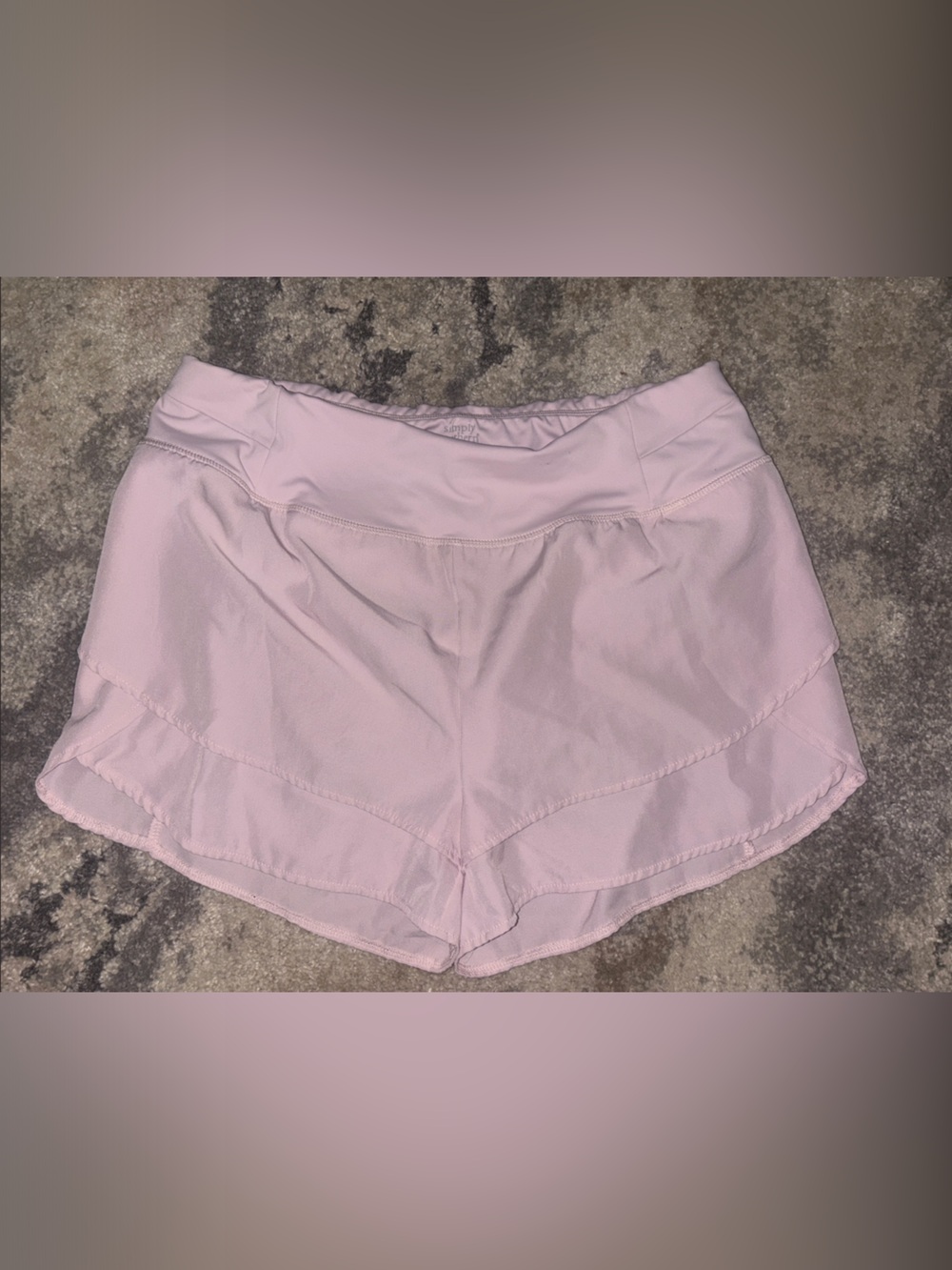 Light Pink simply southern Athletic Shorts 007